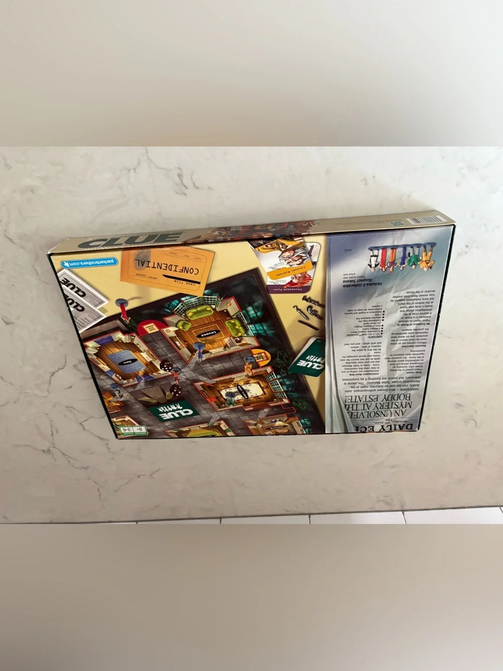 Clue Board Game Parker Brothers Family Mystery Detective Game 100% Complete
